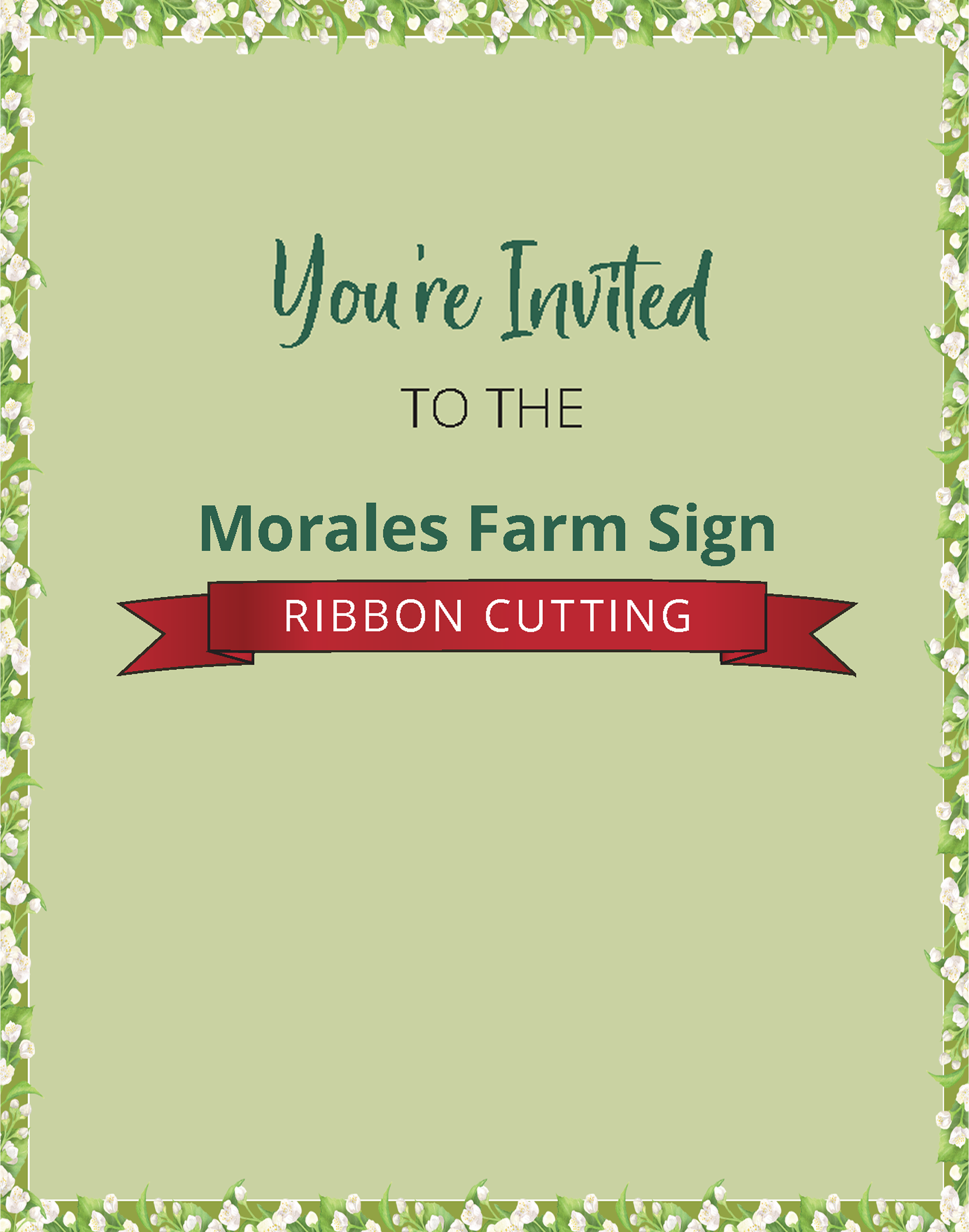 Morales Farm Sign Ribbon Cutting featured image